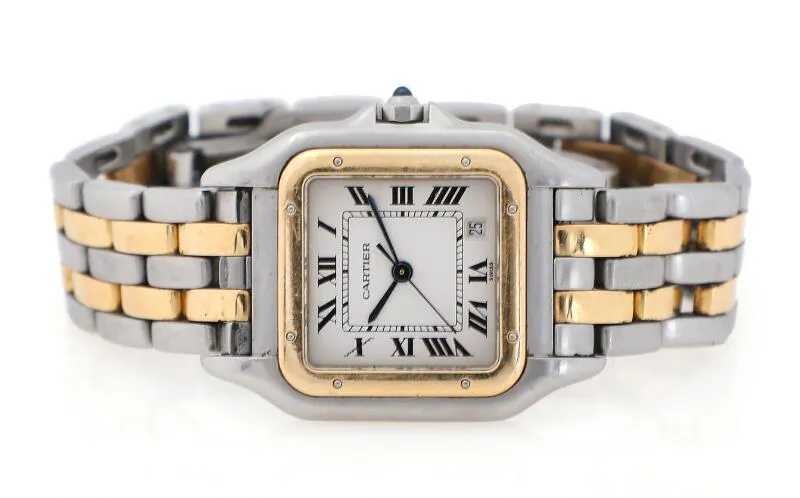 Cartier Panthère 110000R 27mm Yellow gold and Stainless steel White 2