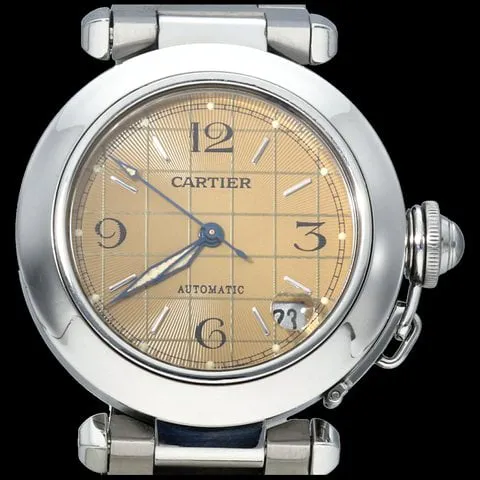 Cartier Pasha 2324 35mm Steel Brown