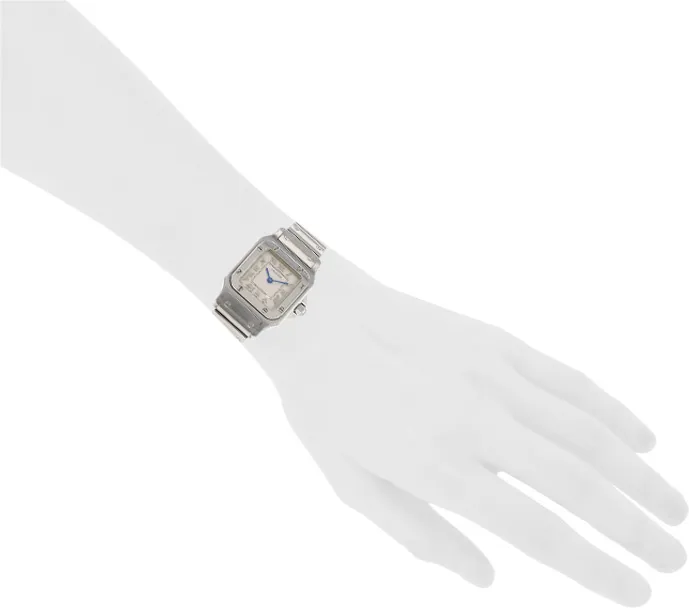 Cartier Santos 1565 23mm Stainless steel White 1