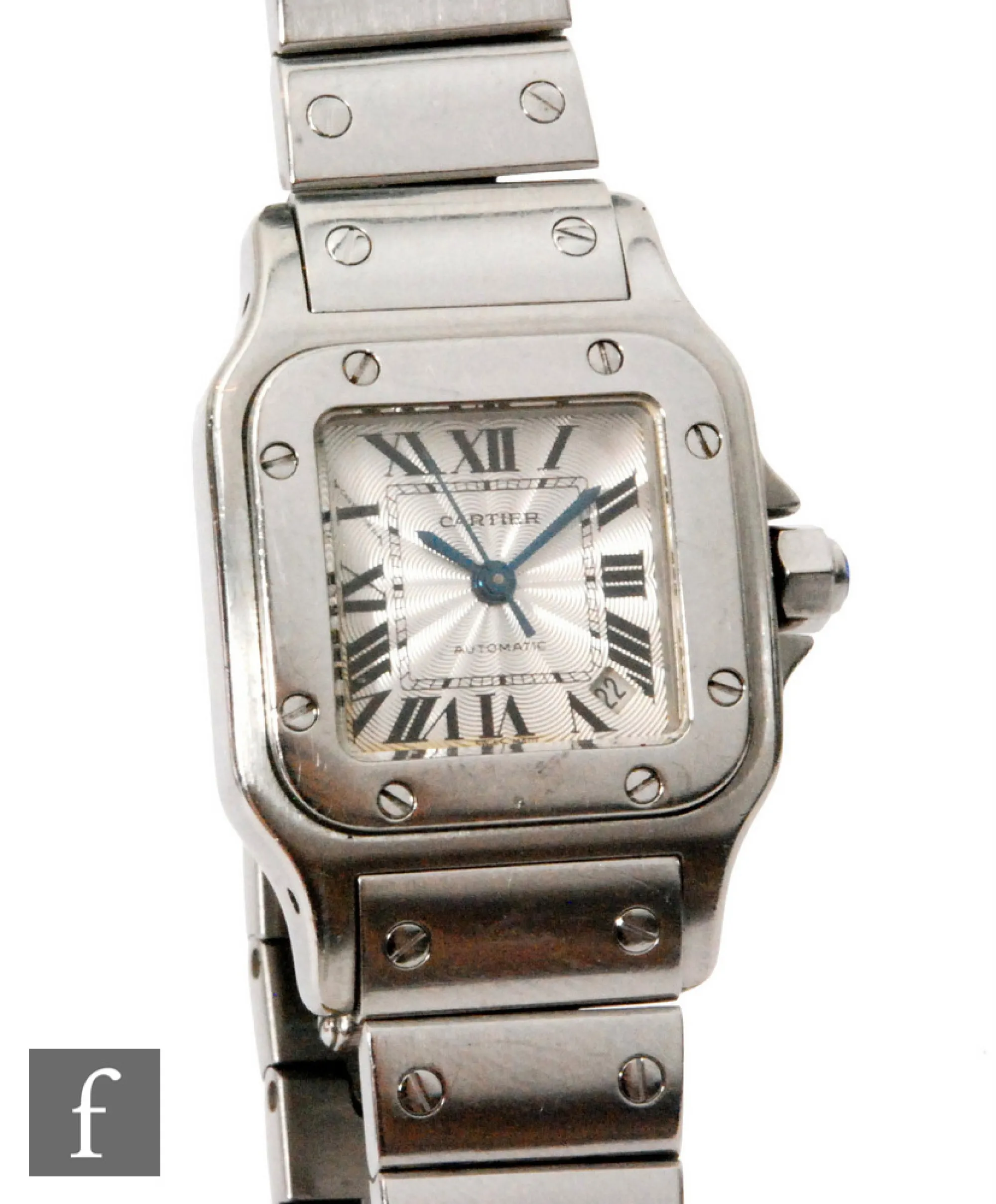 Cartier Santos 2423 24mm Stainless steel Silver