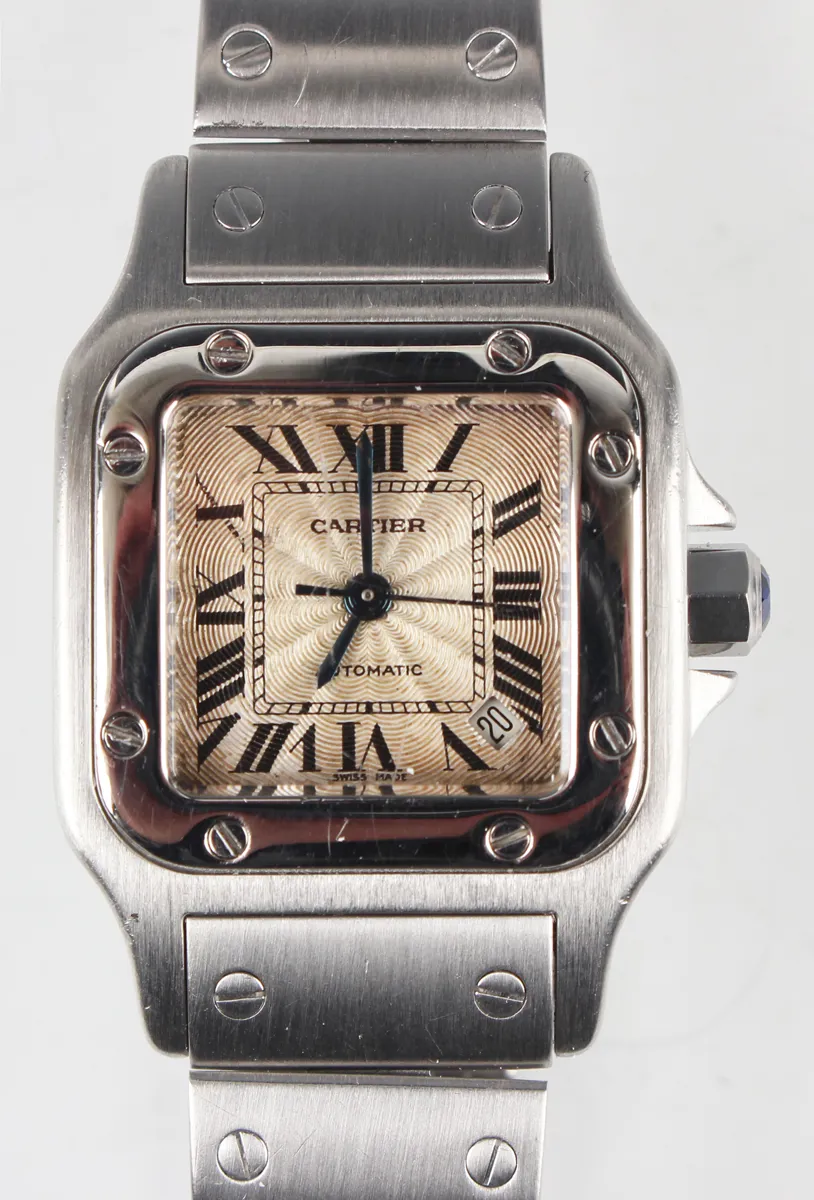 Cartier Santos 2423 26mm Stainless steel Silver