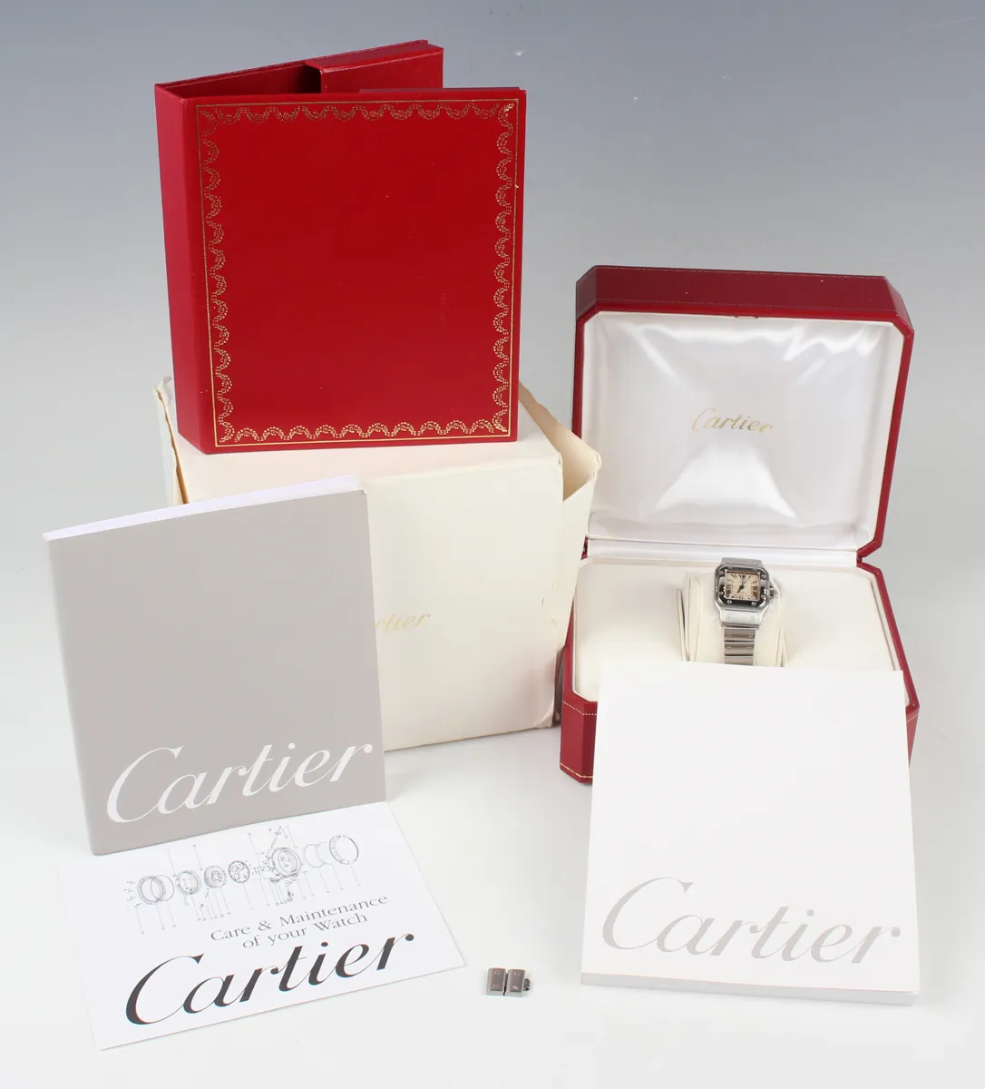 Cartier Santos 2423 26mm Stainless steel Silver 5