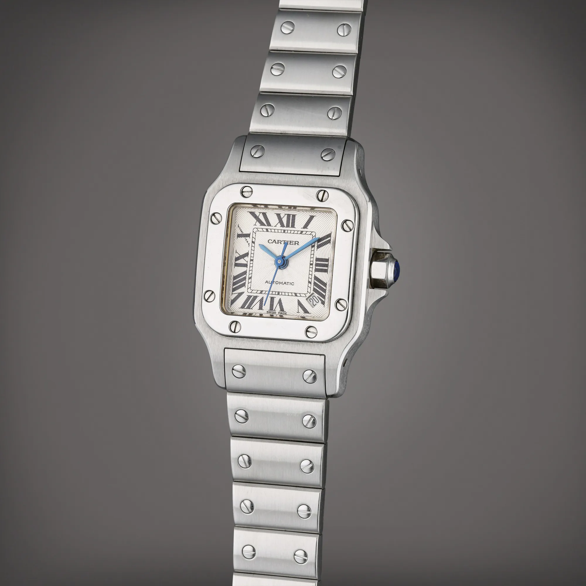 Cartier Santos 2423 35mm Stainless steel Silver