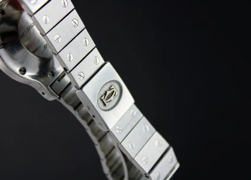 Cartier Santos 2965 29mm Stainless steel White 4