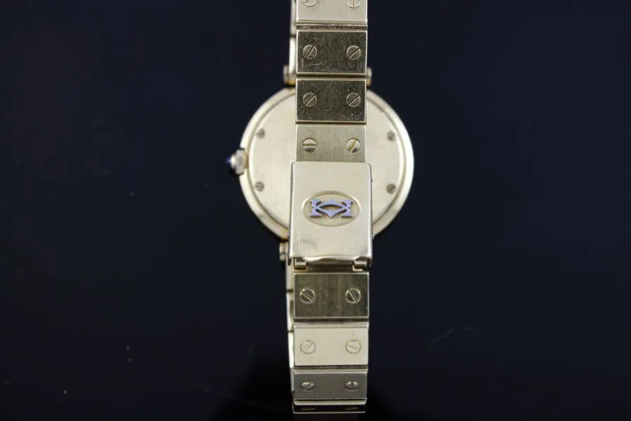 Cartier Santos 8191 28mm Yellow gold White 3