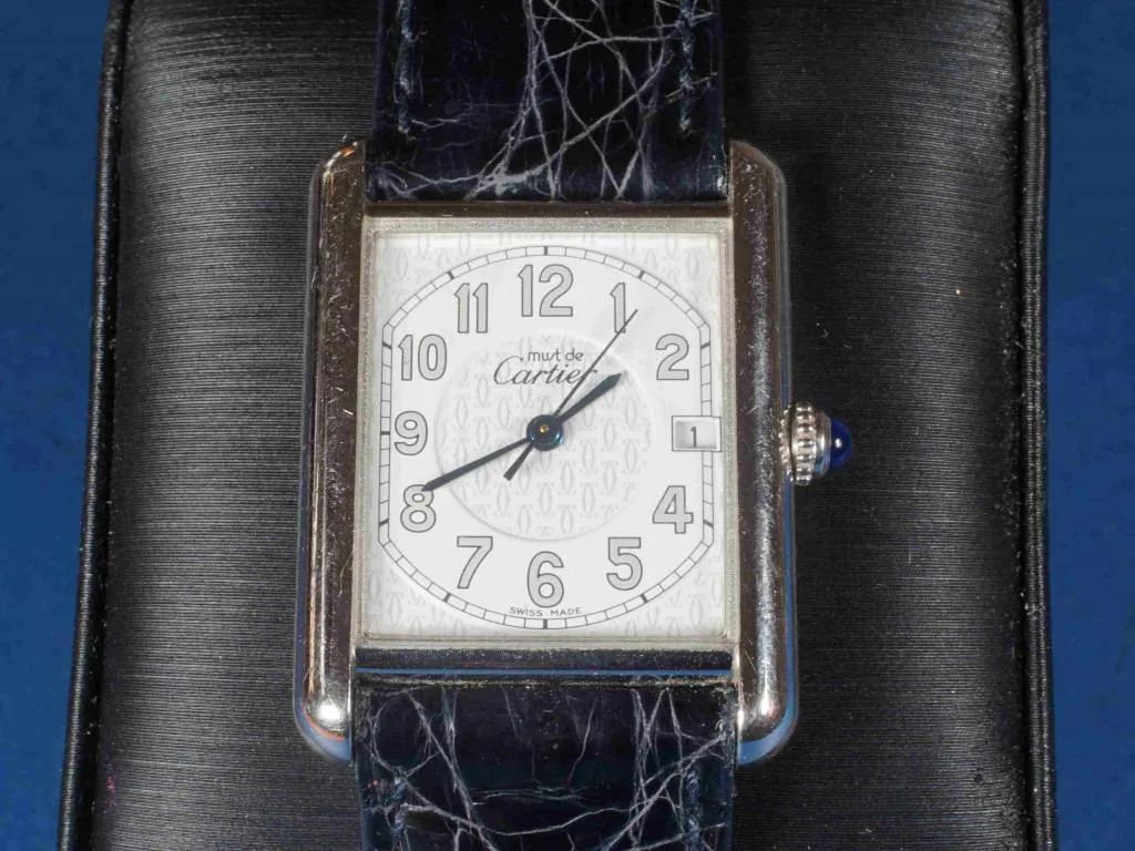 Cartier Tank 2414 33mm Silver White 5