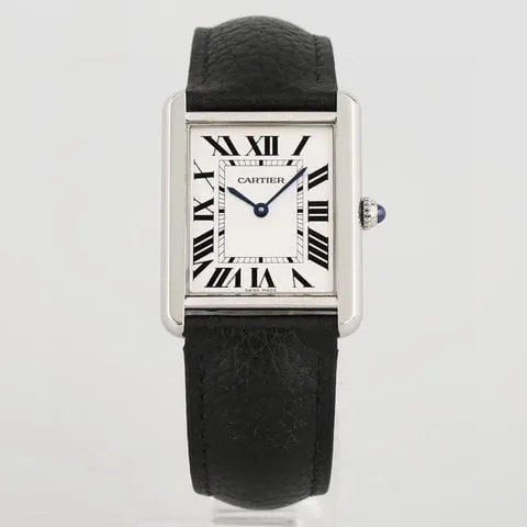 Cartier Tank WSTA0028 35mm Steel White