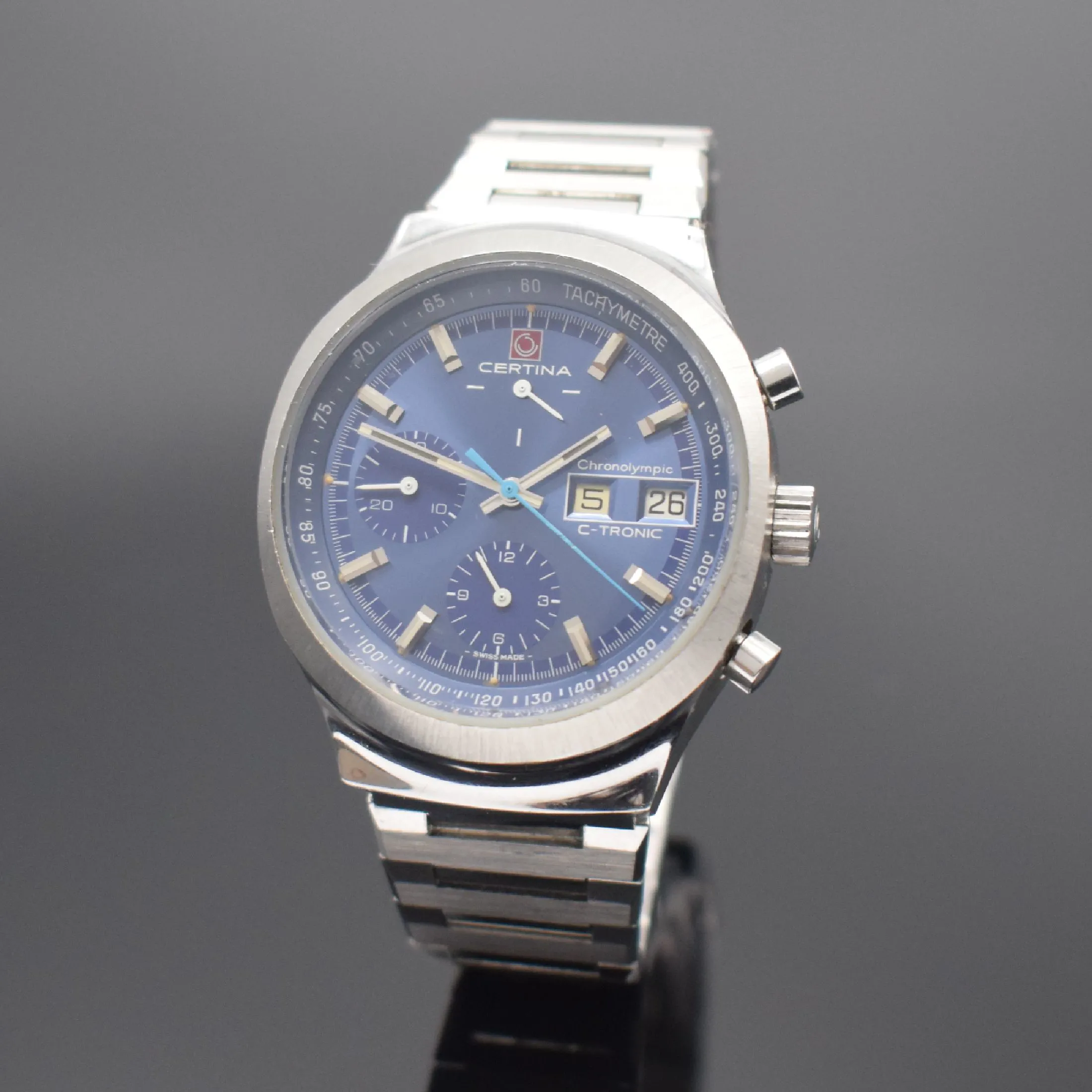 Certina DS 38.5mm Stainless steel Blue