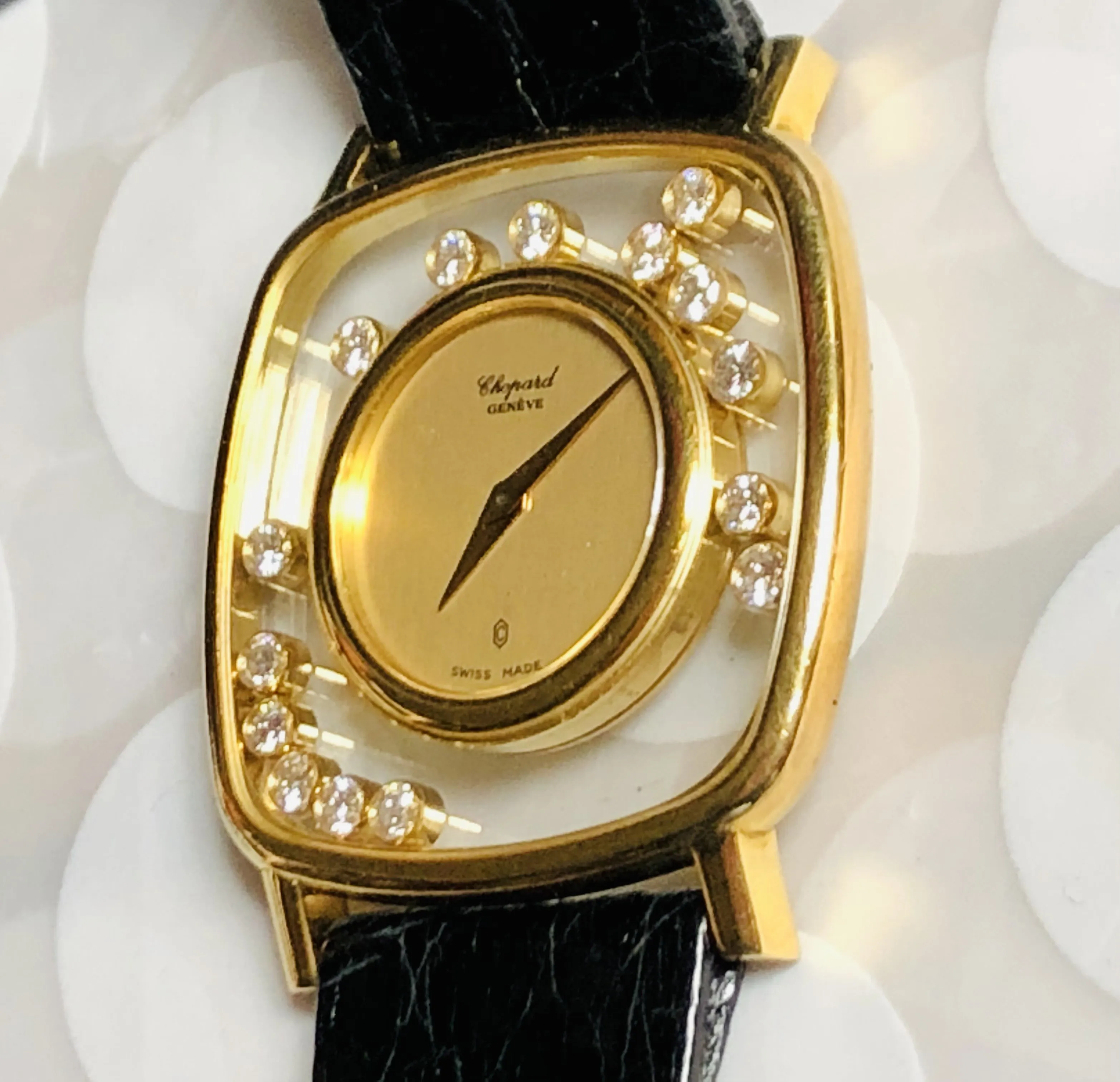 Chopard Happy Diamonds 2184 32mm Yellow gold Gold 2