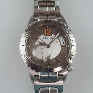 Cimier 37mm Stainless steel Silver