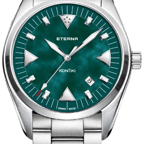 Eterna Kontiki 1220.41.31.0268 42mm Stainless steel Green