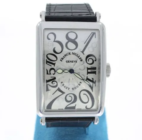 Franck Muller Long Island 1200 CC AT 33mm White gold Silver