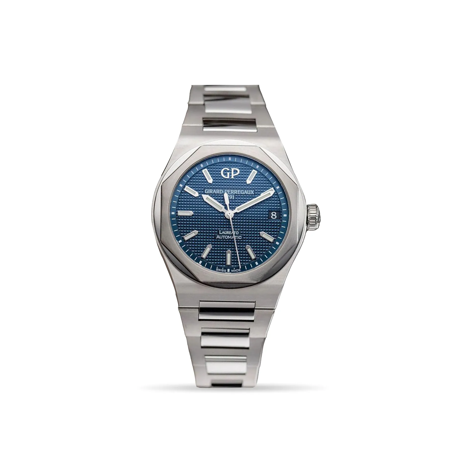 Girard-Perregaux Laureato 81010-11-431-11A 42mm Stainless steel Blue