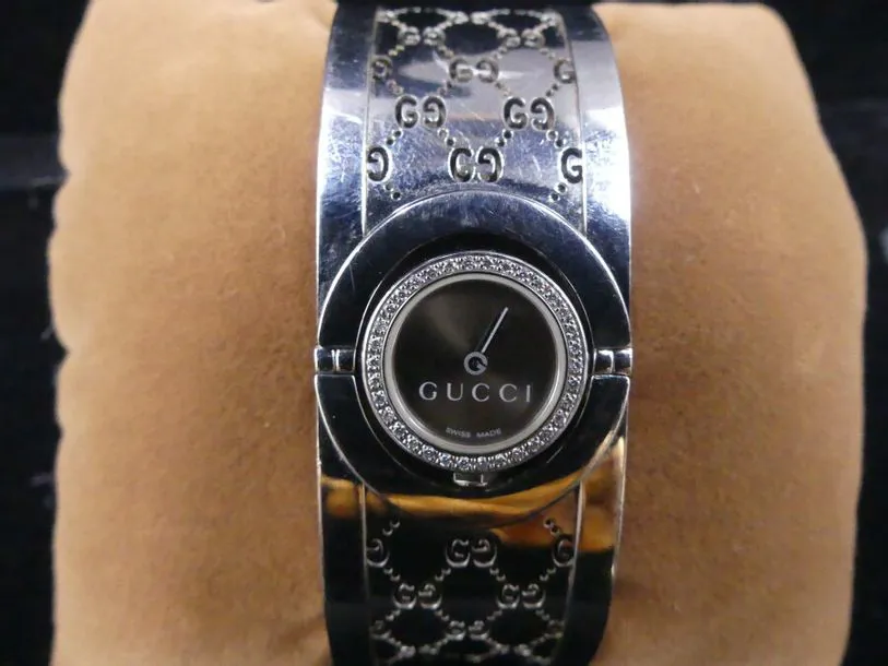 Gucci Twirl 30mm Stainless steel Brown 1