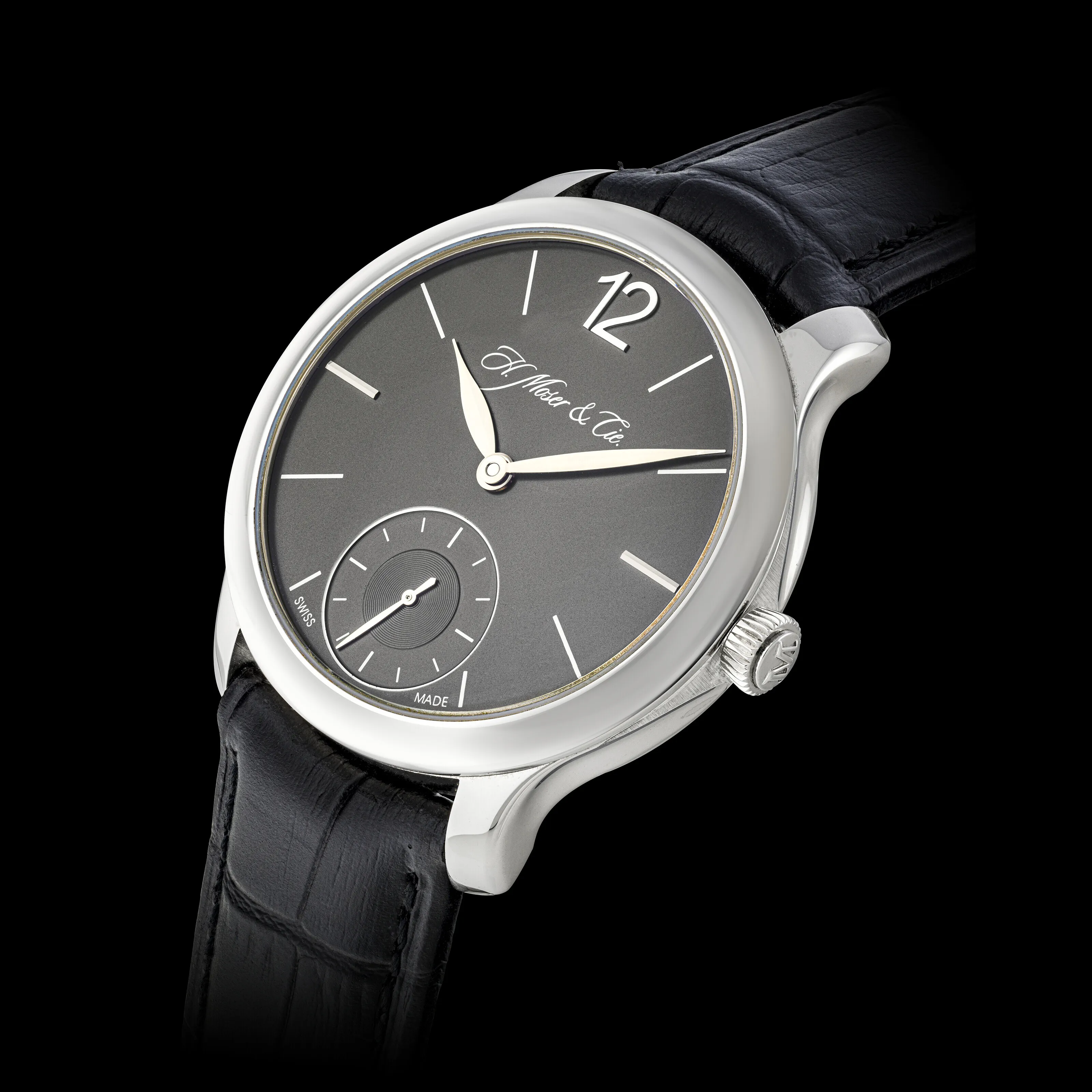 H. Moser & Cie. 321.503-003 39mm Platinum Gray