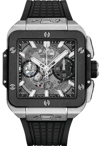 Hublot Square Bang Unico 821.NM.0170.RX 42mm Titanium Gray