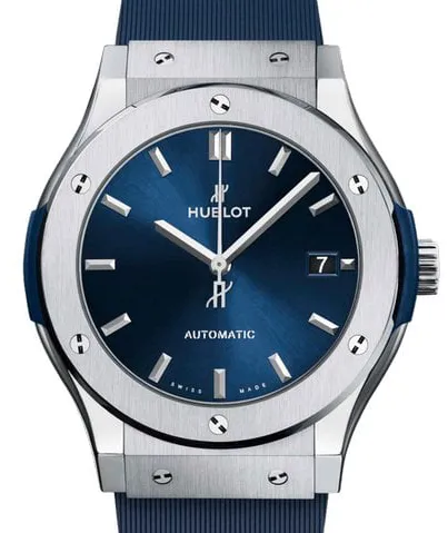 Hublot Classic Fusion 511.NX.7170.RX 45mm Titanium Blue