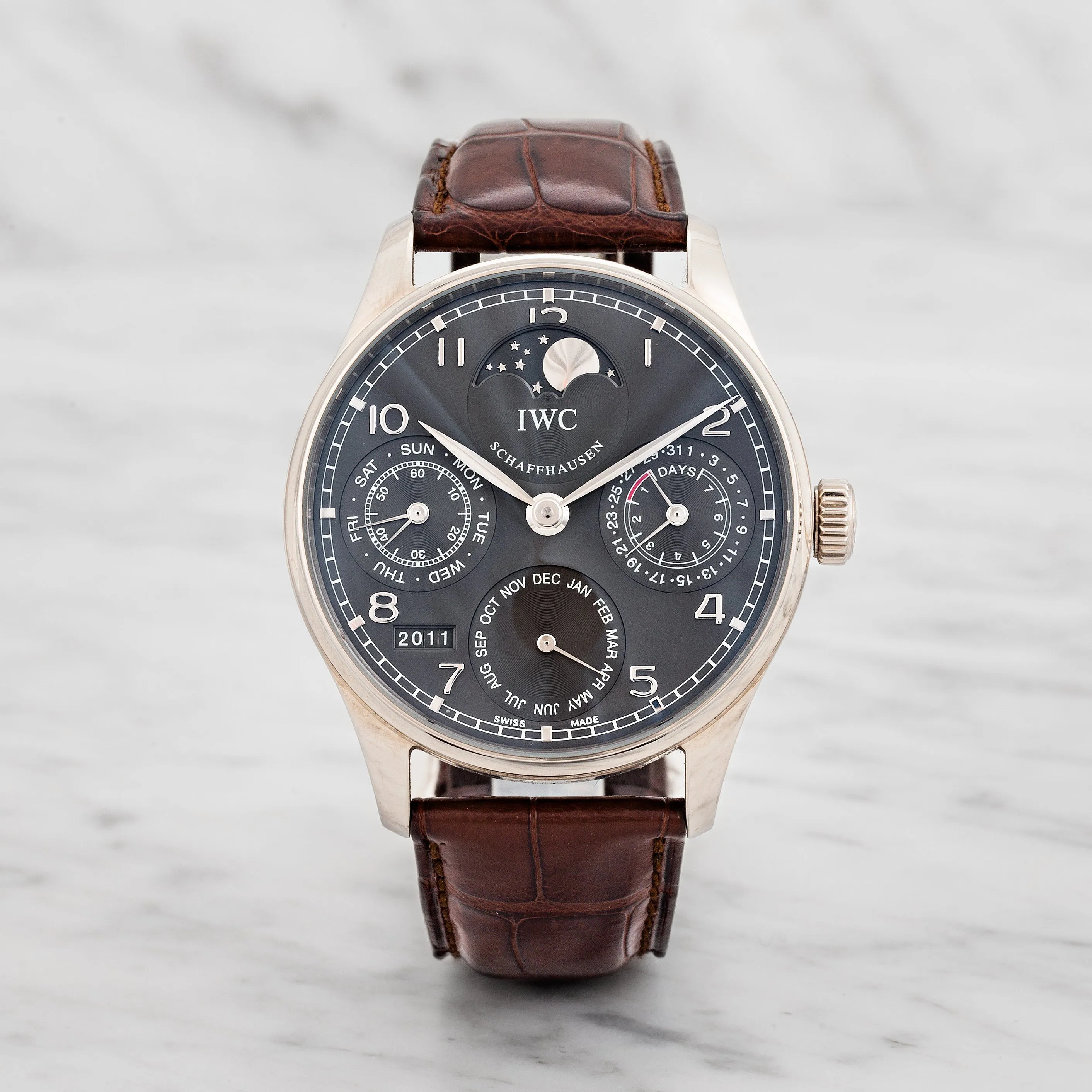 IWC Portugieser IW502218 42mm White gold Black