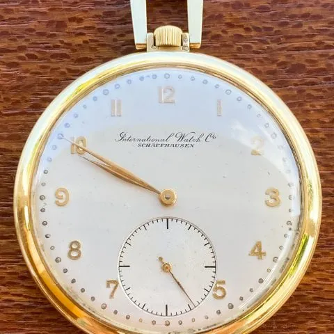 IWC 46mm Yellow gold White