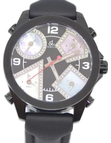 Jacob & Co. Five Time Zone JCM-75DABC 40mm Steel Black