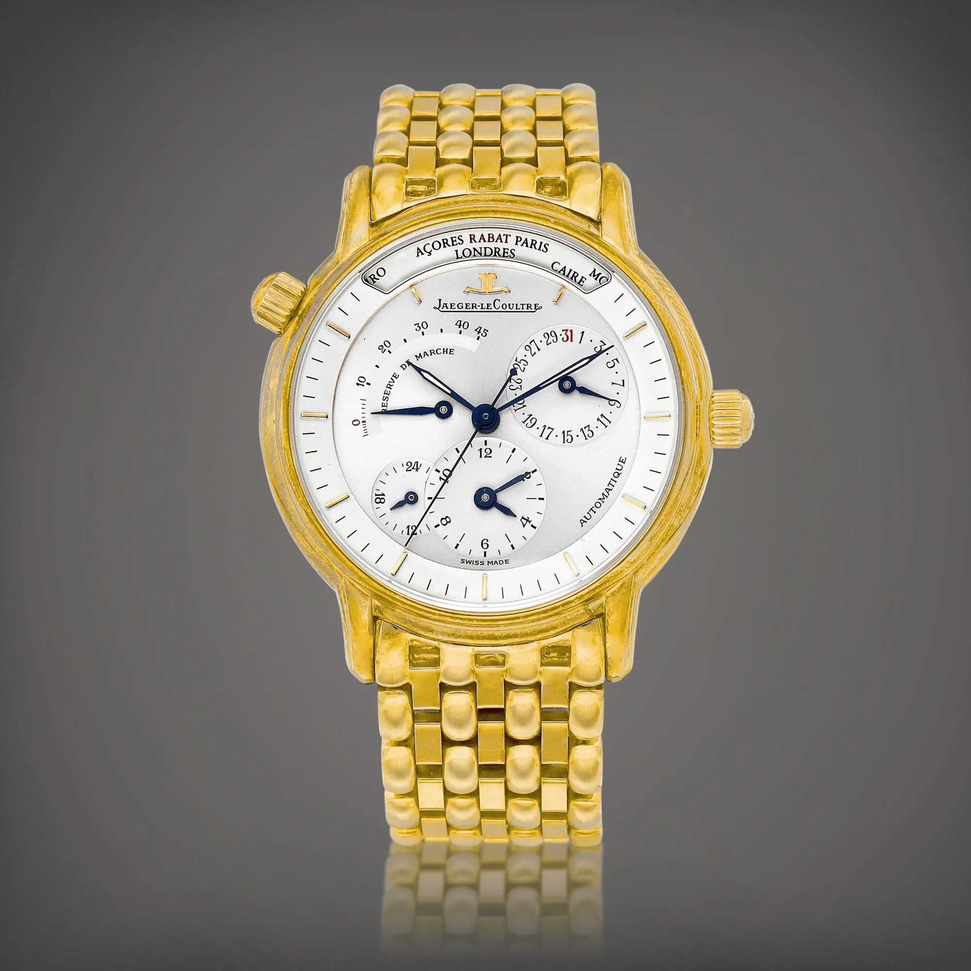 Jaeger-LeCoultre Geophysic 169.1.92 37.5mm Yellow gold Silver