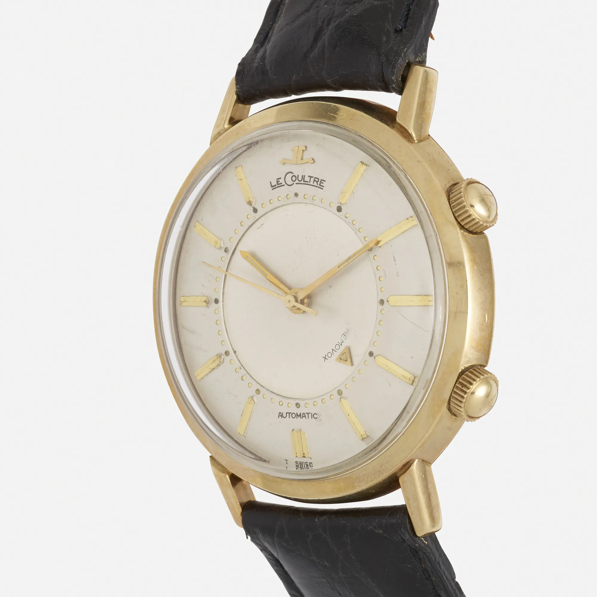 Jaeger-LeCoultre Memovox 38mm Yellow gold Silver 1