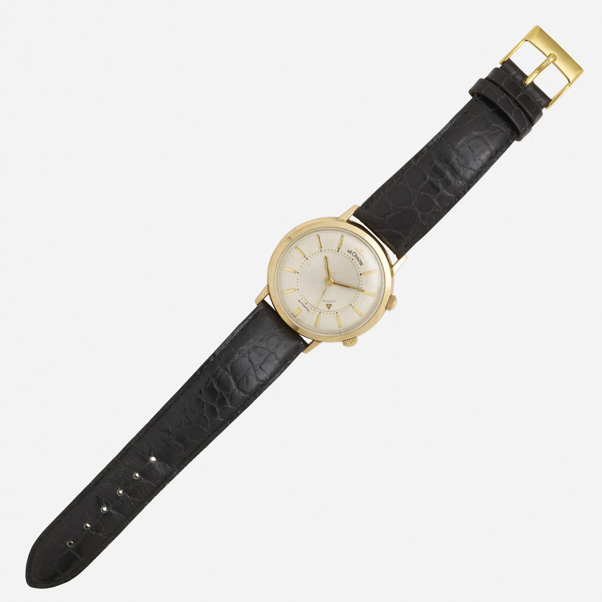 Jaeger-LeCoultre Memovox 38mm Yellow gold Silver 2