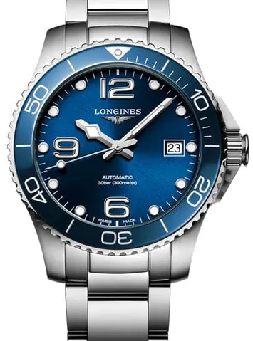 Longines HydroConquest L37804966 39mm Stainless steel Blue