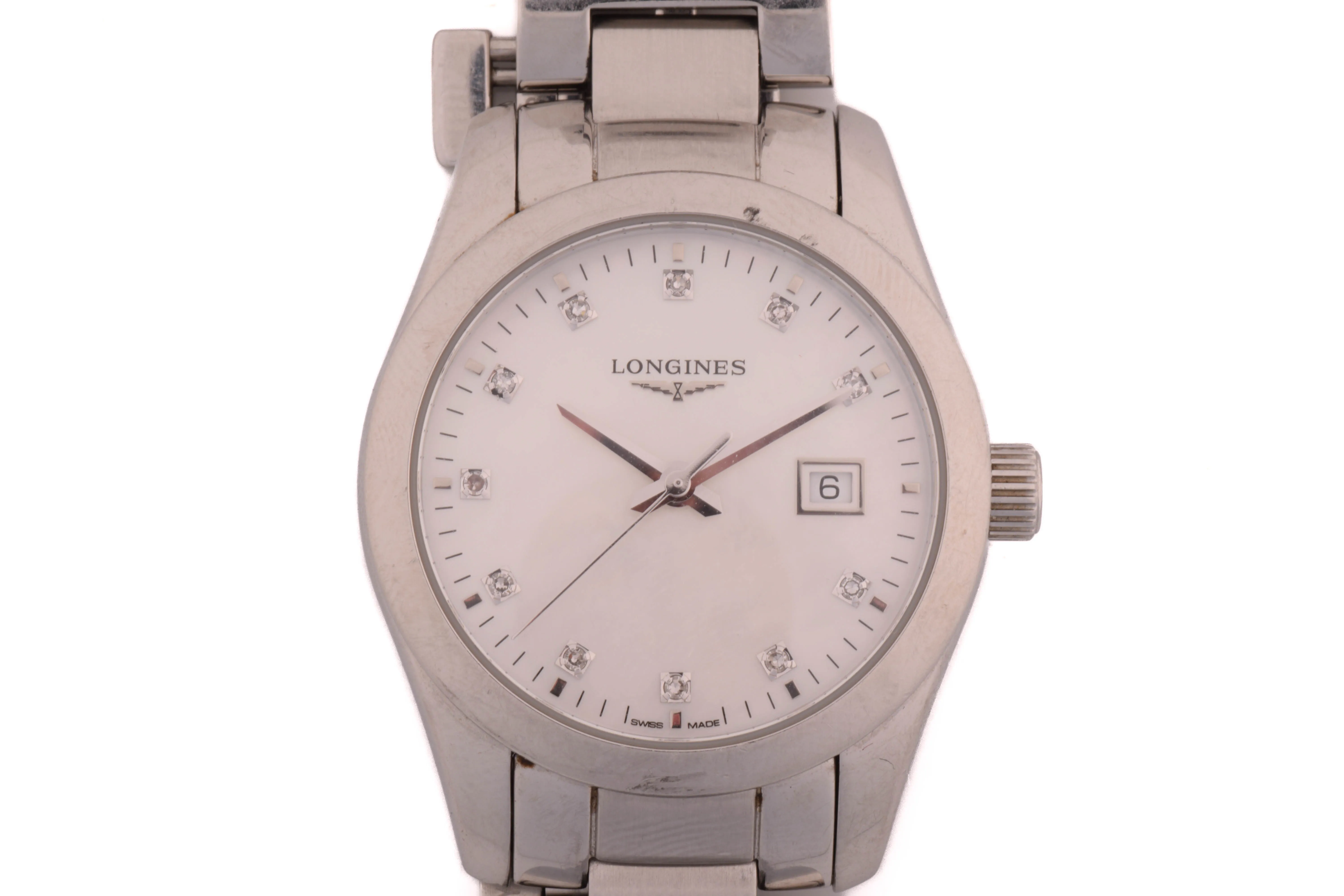 Longines Conquest Classic L2.286.4.87.6 29mm Stainless steel Mother-of-pearl