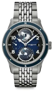 Montblanc GEOSPHERE 1858 Titanium Blue