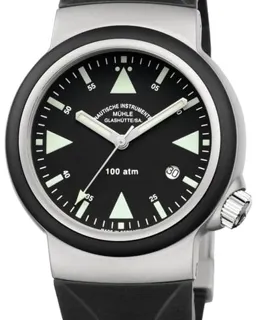 Mühle Glashütte S.A.R. Rescue-Timer M1-41-03-KB 42mm Stainless steel and Rubber Black