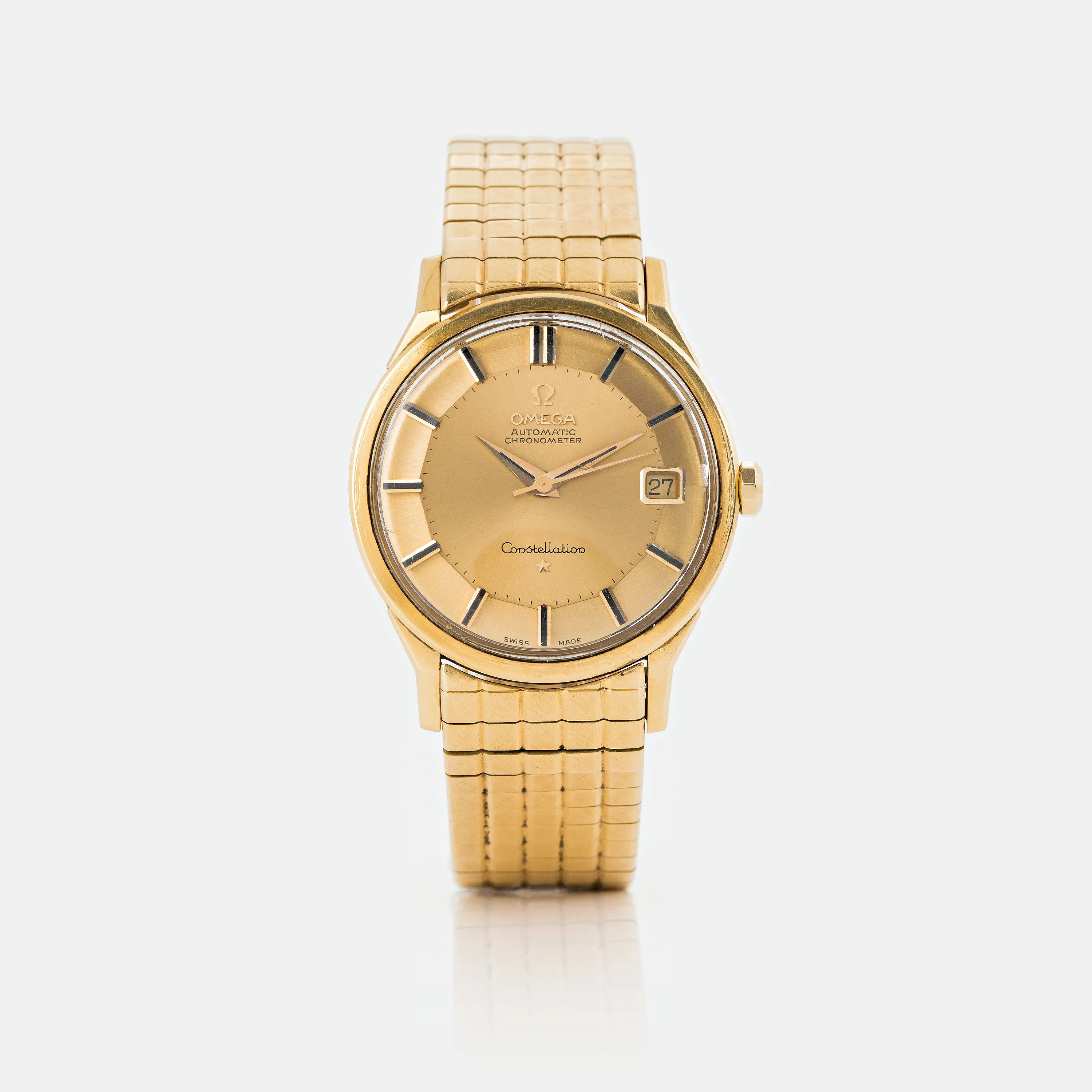 Omega Constellation 14902 34mm Yellow gold Champagne