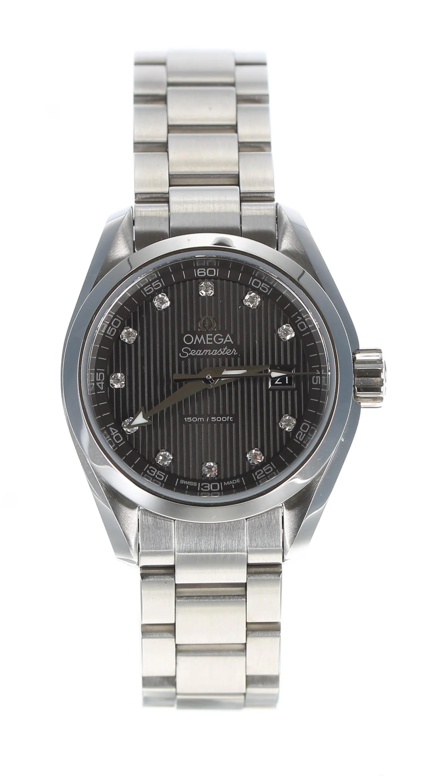 Omega Aqua Terra 231.10.30.60.56.001 30mm Stainless steel Gray