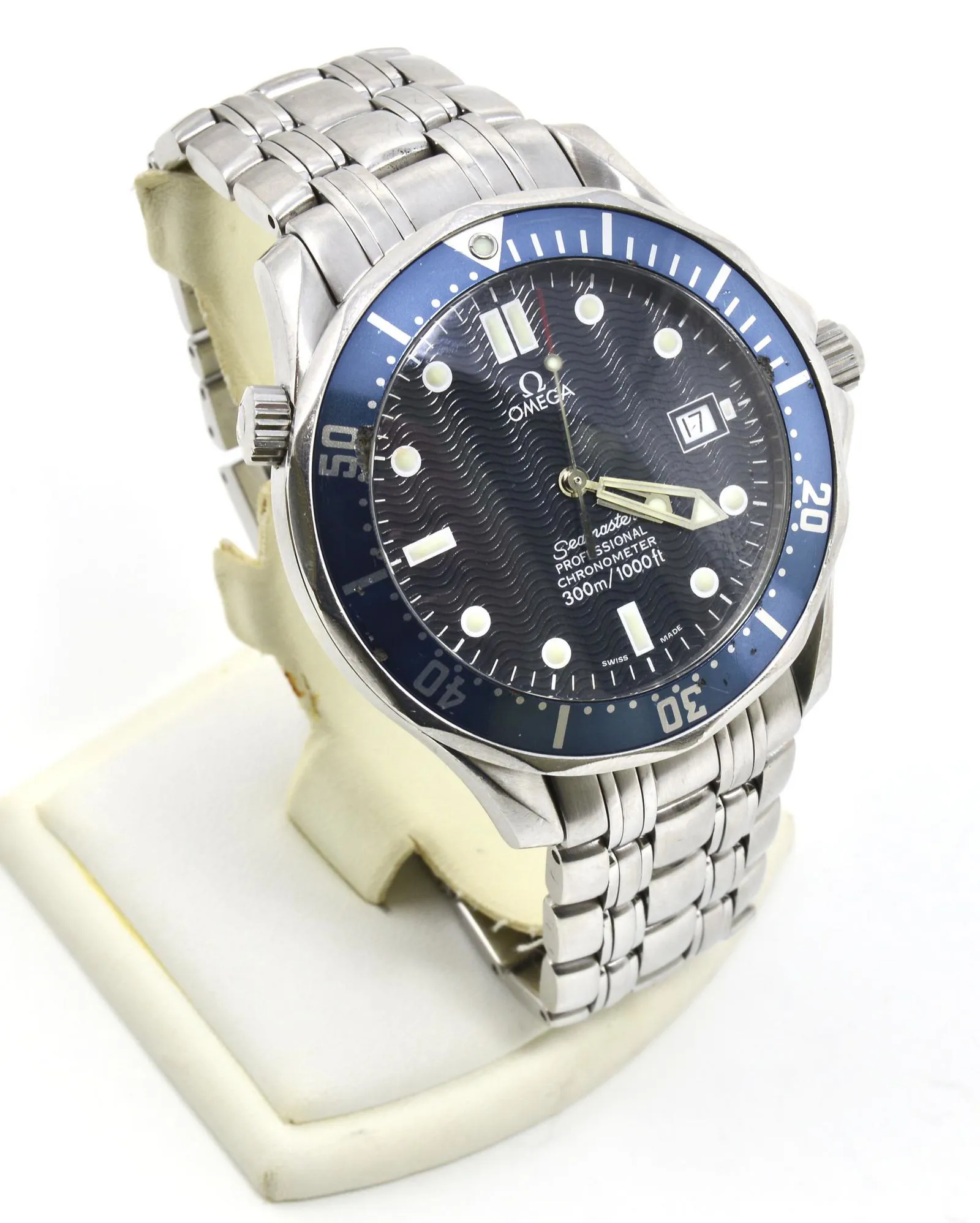 Omega Seamaster Diver 300M 25418000 41mm Stainless steel Blue 8