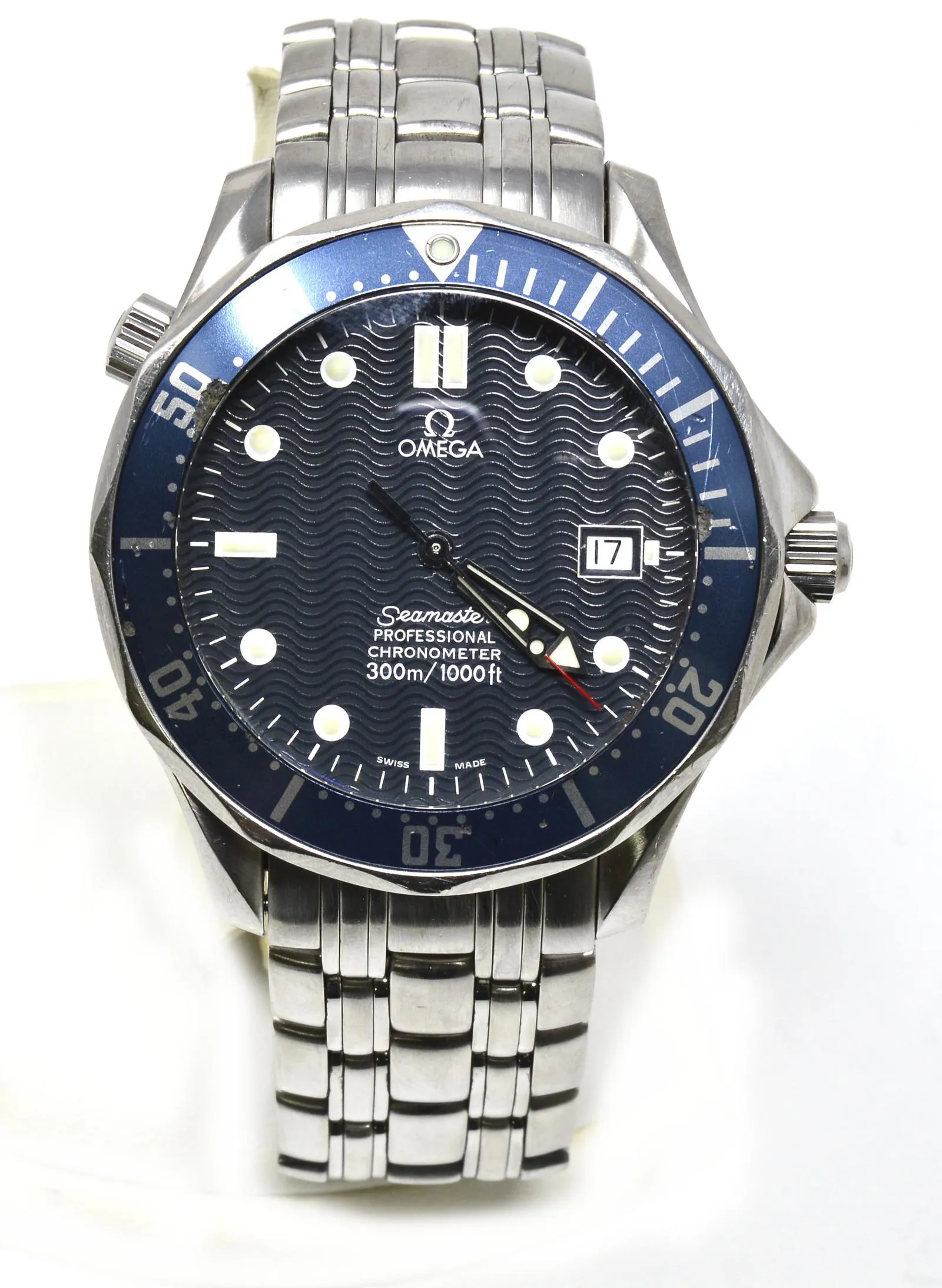 Omega Seamaster Diver 300M 25418000 41mm Stainless steel Blue 7