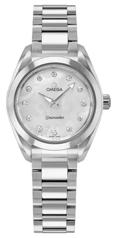 Omega Aqua Terra 220.10.28.60.55.001 28mm Stainless steel White