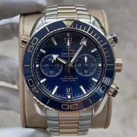 Omega Seamaster Planet Ocean 215.20.46.51.03.001 45.5mm Yellow gold and Stainless steel Blue