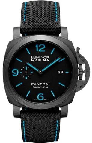 Panerai Luminor GMT Automatic PAM 01661 44mm Carbon fiber Black