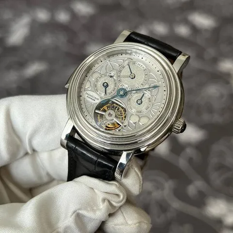 Parmigiani Fleurier 40.5mm White gold Silver