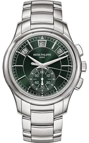 Patek Philippe Annual Calendar Chronograph 5905/1A-001 42mm Stainless steel Green