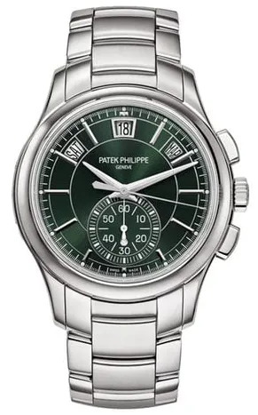 Patek Philippe Annual Calendar Chronograph 5905/1A-001 42mm Stainless steel Green