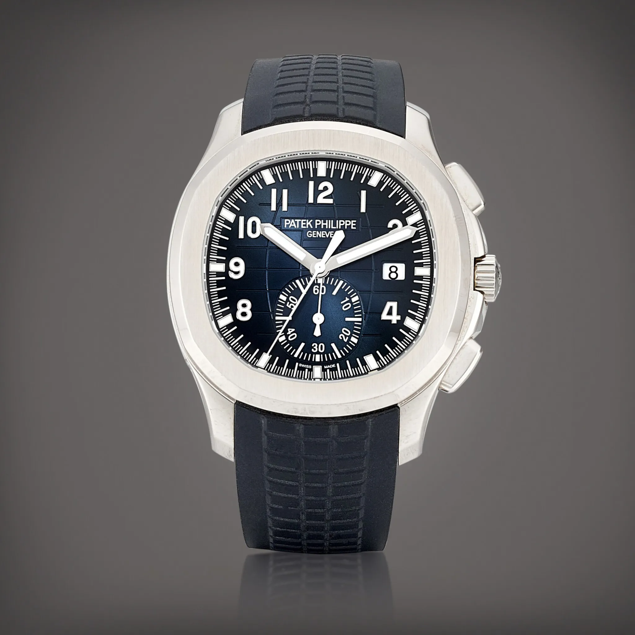 Patek Philippe Aquanaut 5968 42.2mm White gold Blue