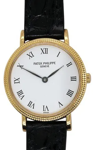 Patek Philippe Calatrava 4819 25mm Yellow gold White