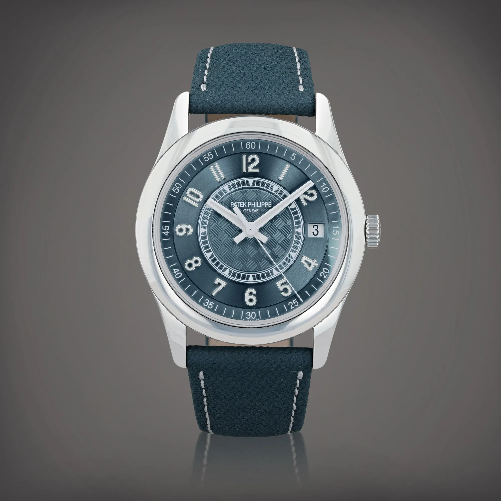 Patek Philippe Calatrava 6007A-001 40mm Stainless steel Blue