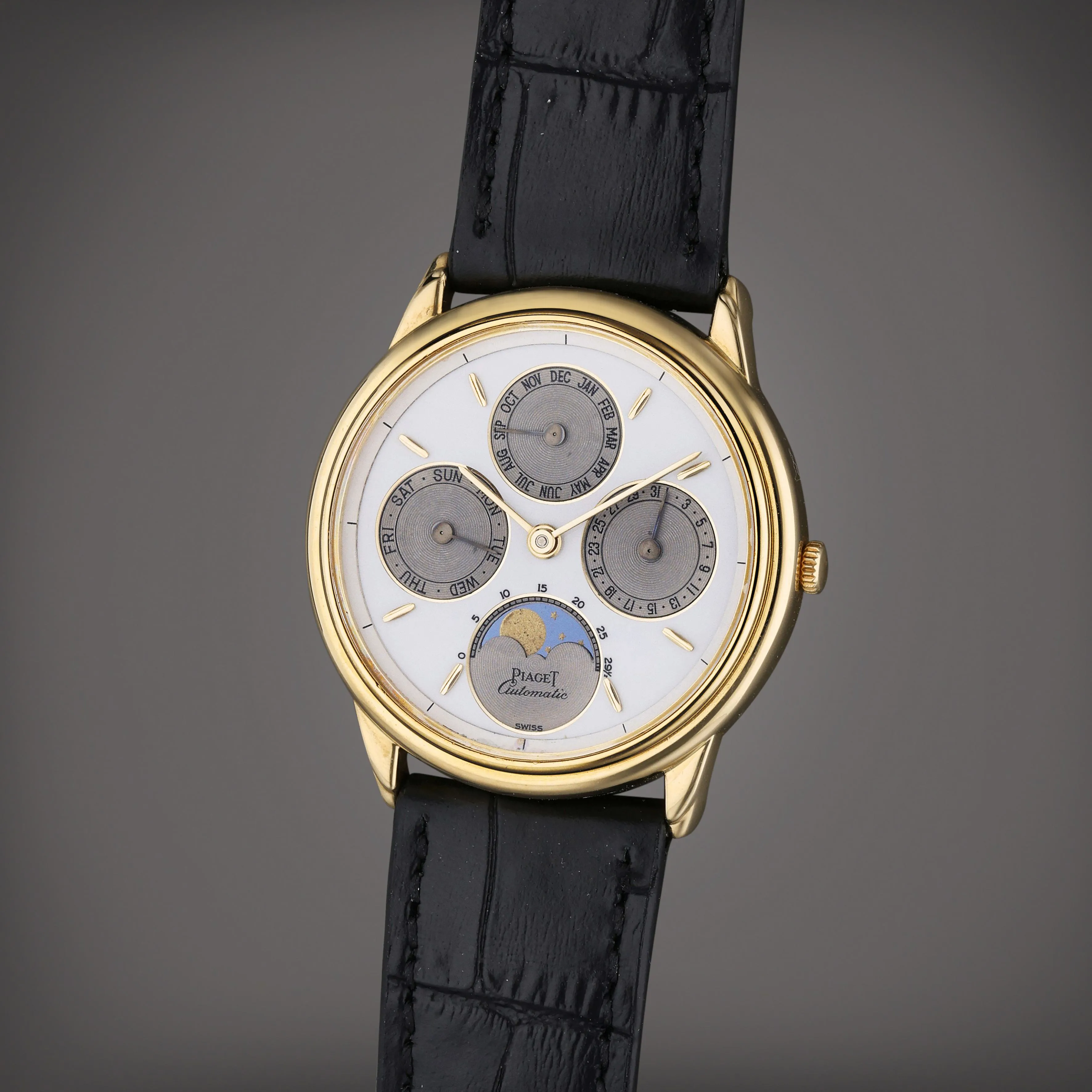 Piaget Gouverneur 15958 33mm Yellow gold White