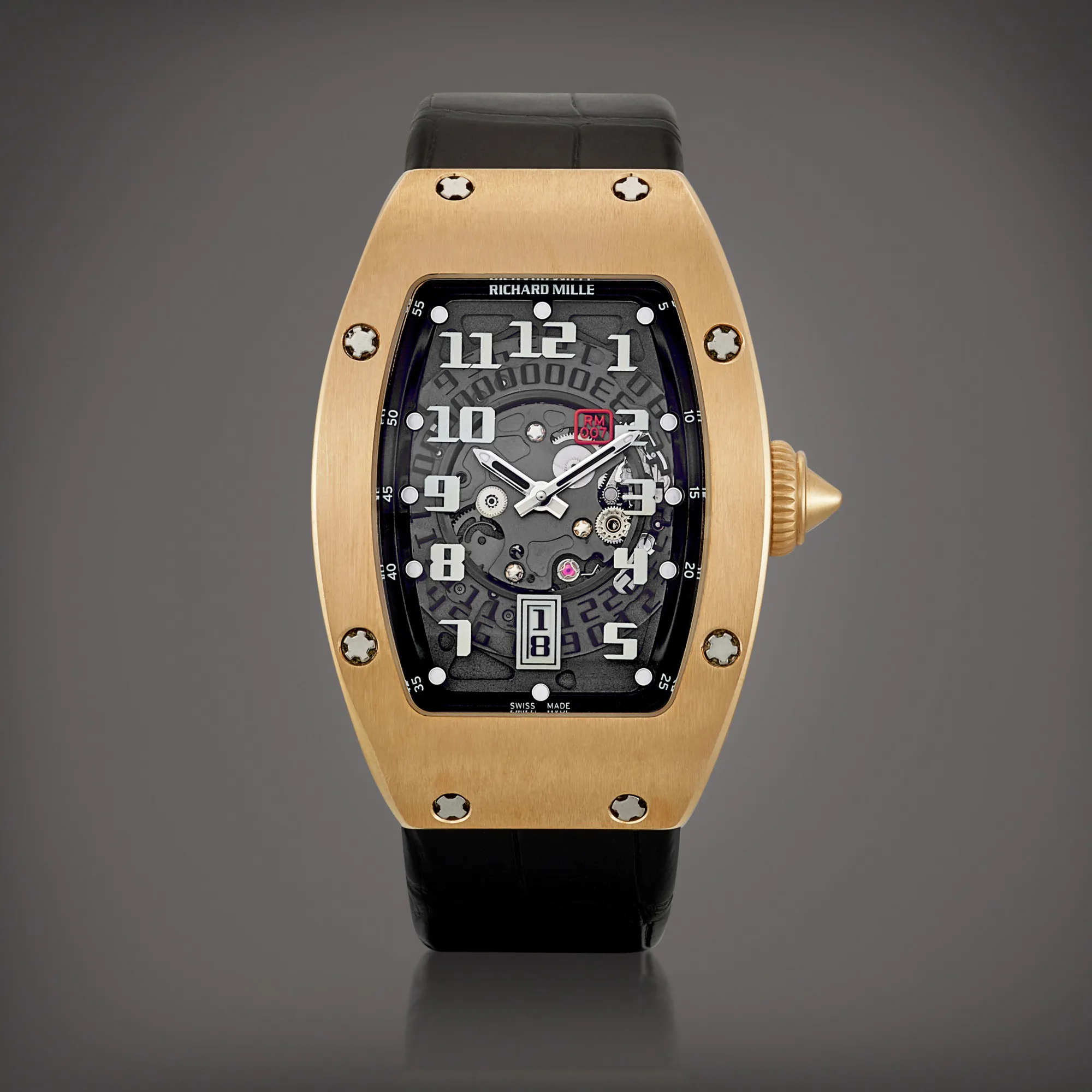 Richard Mille RM 007 45mm Rose gold Black