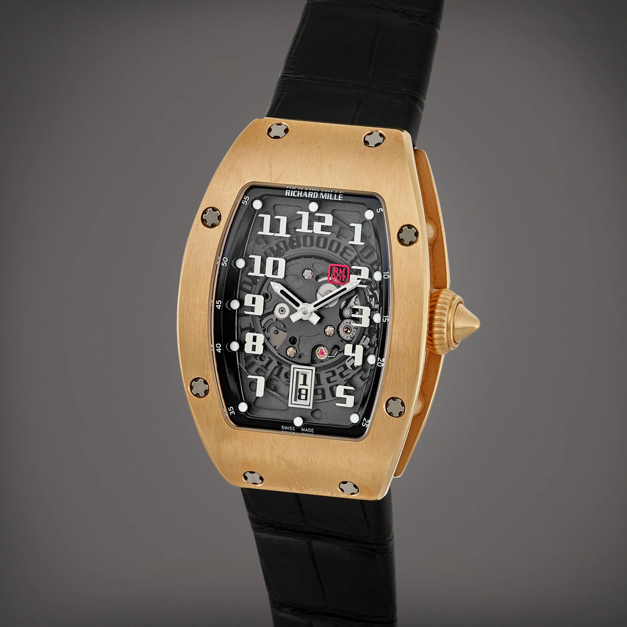 Richard Mille RM 007 45mm Rose gold Black 1