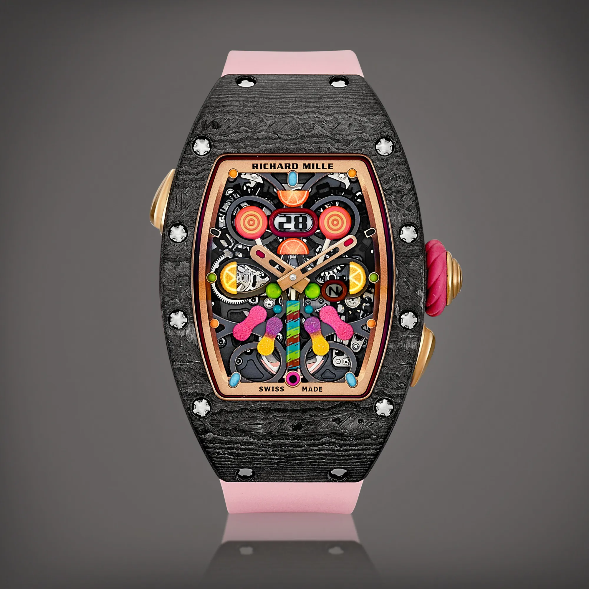 Richard Mille RM37-01 52.5mm Carbon fiber Black