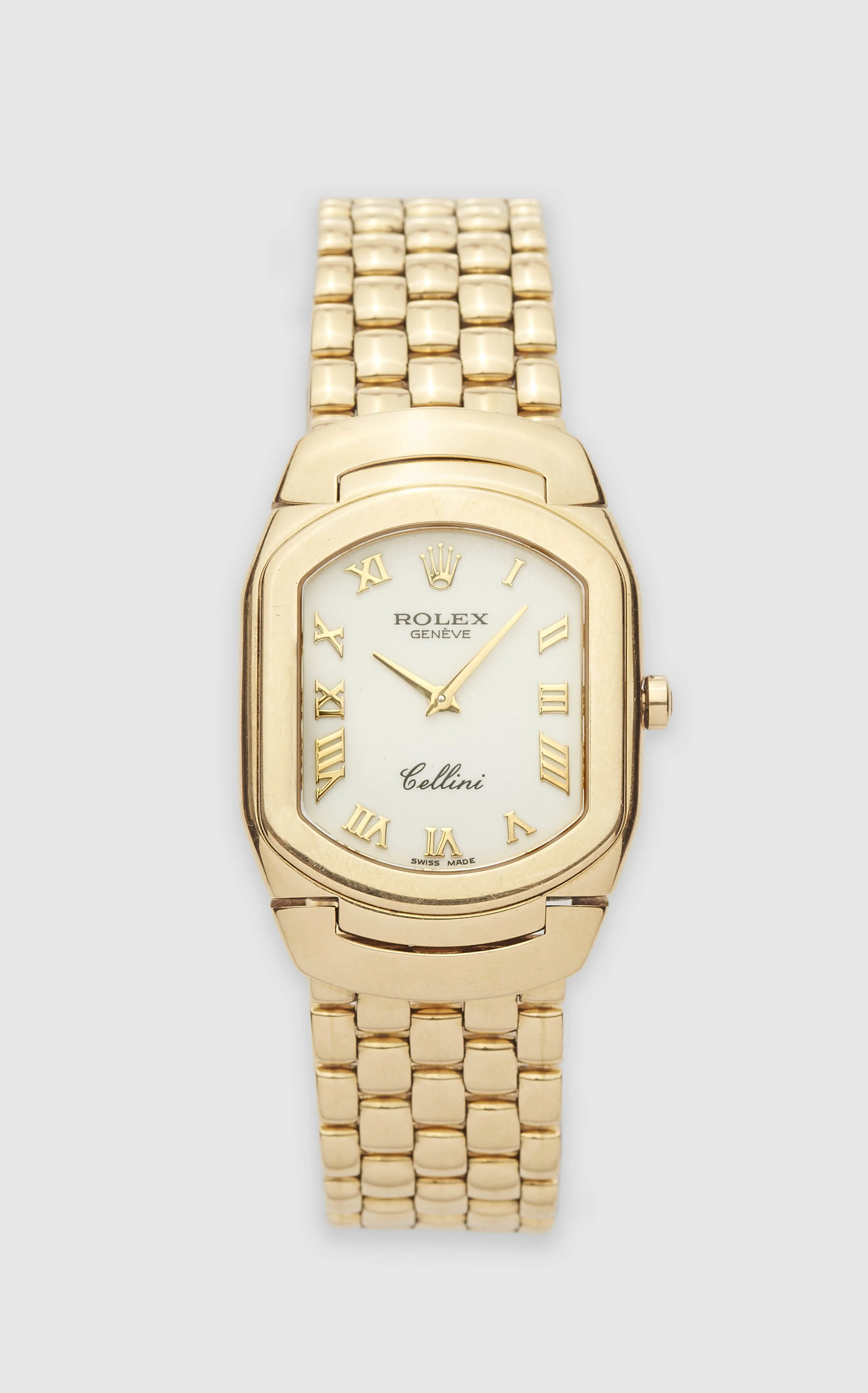 Rolex Cellini 6633/8 29mm Yellow gold White