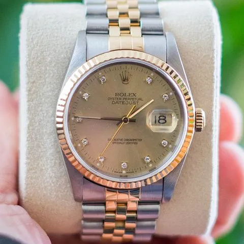 Rolex Datejust 36 16233 36mm Yellow gold and Stainless steel Gold